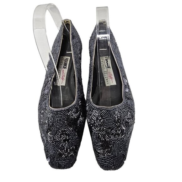 Vintage Frankie and Baby Beverly Feldman Beaded Embellished Flats - Picture 1 of 14